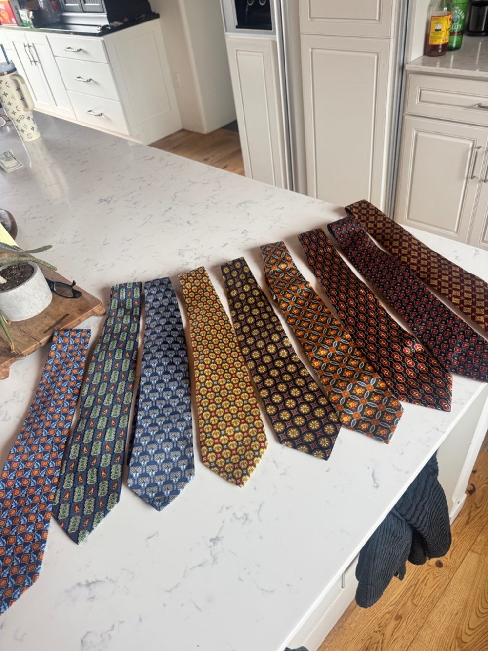 RICHEL LUXURY SILK MEN'S TIES BUNDLE OF 9